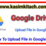 How To Upload File in Google Drive